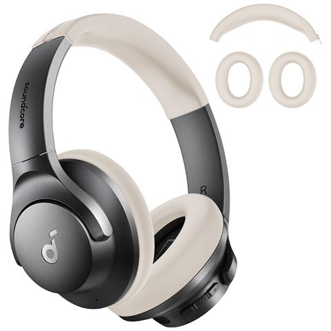Cuscinetti Auricolari Di Ricambio Per Cuffie Anker Soundcore Q20i Beige - Foto 1