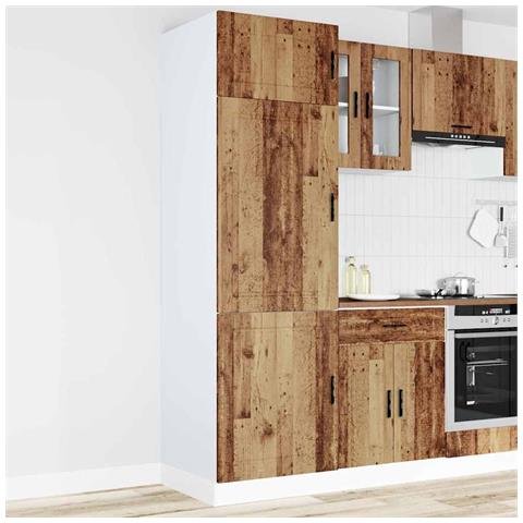 Armadio Da Cucina Porto Legno Antico In Legno Multistrato - Foto 1