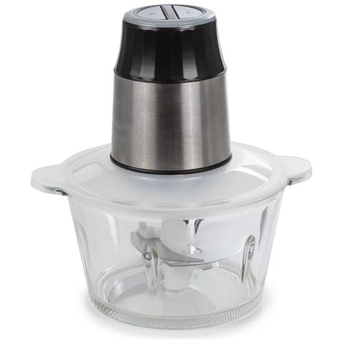 Tritaverdure Elettrico. Motore In Rame Da 300w. Bicchiere In Vetro Da 2l. 4 Lame Tridimensionali In Acciaio Inossidabile Di Alta Qualità. - Foto 1