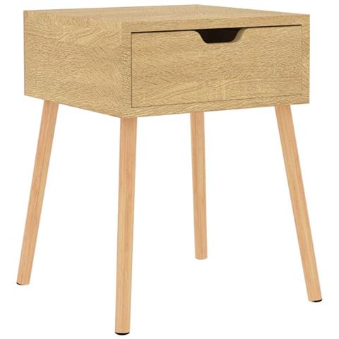 Comodino Rovere Sonoma 40x40x56 Cm In Legno Multistrato - Foto 1