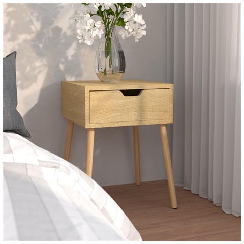 Comodino Rovere Sonoma 40x40x56 Cm In Legno Multistrato - Foto 8