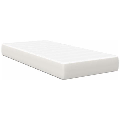 Materasso a Molle Insacchettate - Panna, Medio, 100x200x20 cm, Tessuto - Foto 1