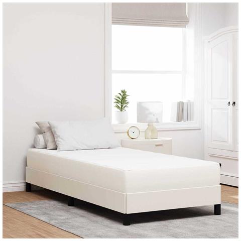 Materasso a Molle Insacchettate - Panna, Medio, 100x200x20 cm, Tessuto - Foto 2