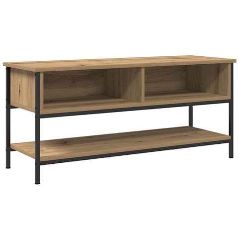 mobile TV  Artisan Rovere 100x35x45 cm Legno ingegnerizzato e Acciaio - Foto 1