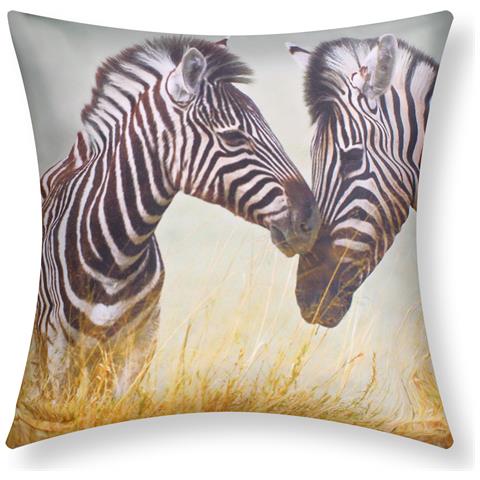 Set Di 2 Copricuscini 40x40 Cm Design Zebra - Foto 1