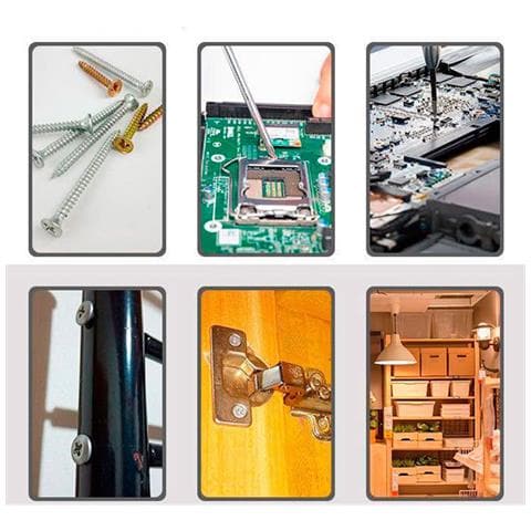 Set Di 11 Cacciaviti Con Tester Elettrico - Magnetico, Grado Industriale - Foto 2