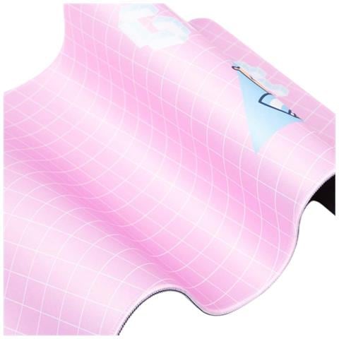 Tappetino Da Gioco Xxl Compatibile Con Pc Da Gaming Con Superficie Antiscivolo, Blu / Rosa - Foto 2