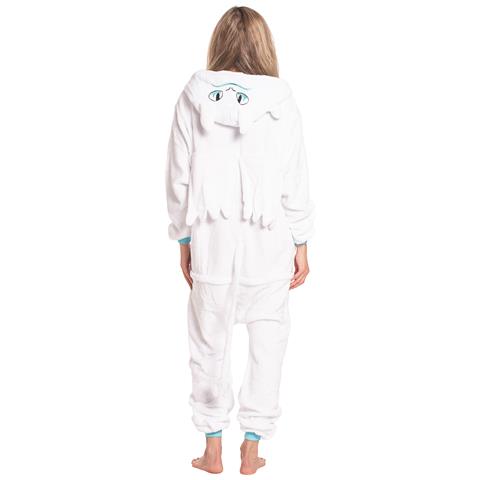 Pigiama Da Donna Tuta Kigurumi Onesie Drago Sdentato Bianco 165-175 L - Foto 7