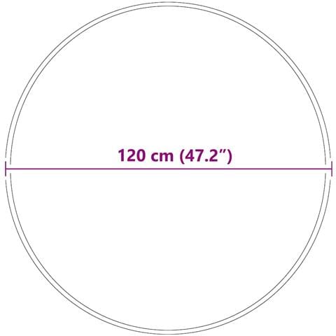 Tappeto Marrone 120 x 120 cm Polipropilene - Foto 8