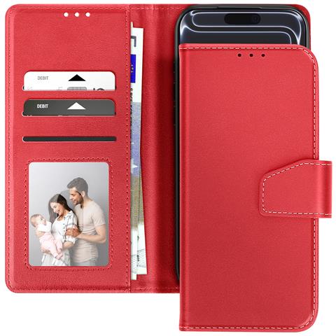 Custodia A Portafoglio Per Iphone 17 Pro Max In Pelle Premium Con Funzione Stand - Foto 2