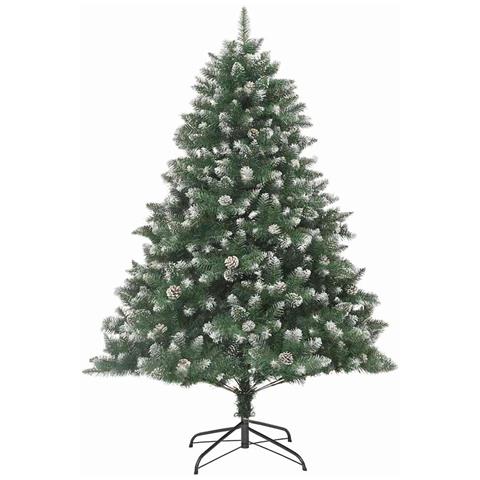 Albero di Natale artificiale con 300 LED Verde 180 cm - Foto 2