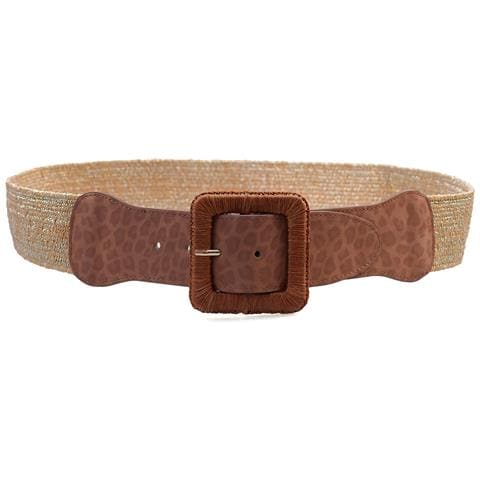 Cintura Larga Stampa Tigre Beige - Foto 5