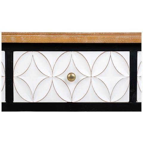 Mobile Da Ingresso In Legno Con 3 Cassetti 120x40x81 - Foto 8