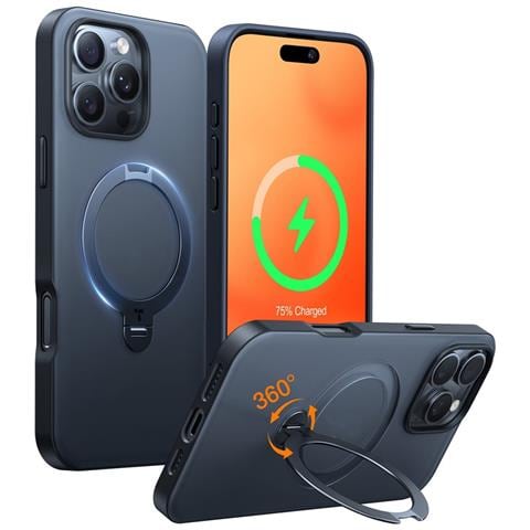 Cover per iPhone 16 Pro Max - TPU+PC, Nero, MagSafe - Foto 1