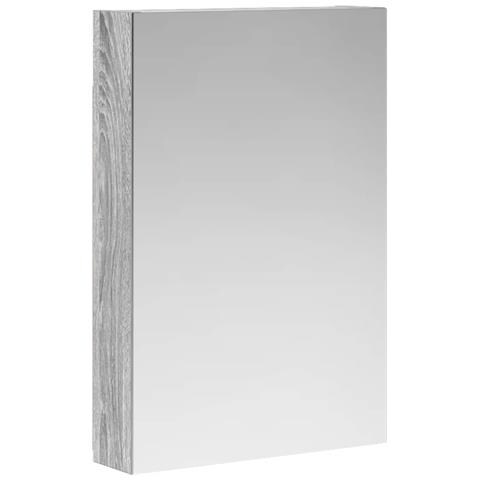 Mobiletto per specchio da bagno con lo scaffale Grigio Sonoma - Foto 1