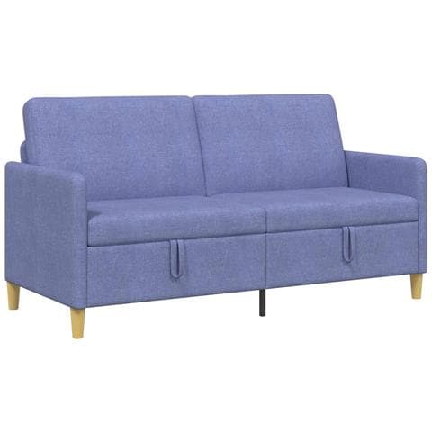 Divano con Storage Blu jeans 172 x 78 x 87 cm Poliestere - Foto 1