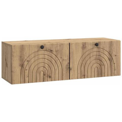 Mobile Porta TV da Muro Rovere Artigianale 98 x 31 x 30 cm - Foto 1