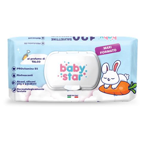 Babystar Salviettine Bebe' Talco 120 Pezzi - Foto 1