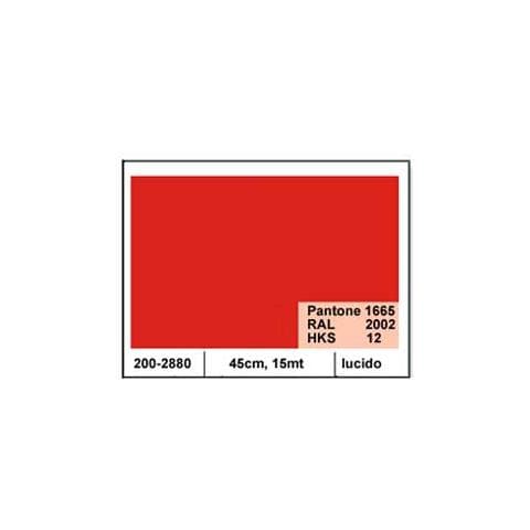 plastica adesiva dc-fix 45cm x 15mt rosso 106 lucido - Foto 1