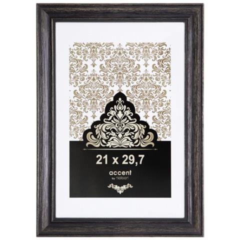 Nielsen Accent Vintage 21x29,7 legno nero DIN A4 3221103 - Foto 1