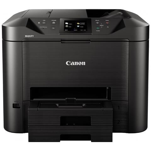 Stampante Multifunzione MAXIFY MB5450 Ad Inchiostro A4 600 x 1200 DPI Wi-Fi Copia Scansione e Fax a Colori 24 ipm Mono 15,5 ipm a Colori - Foto 1