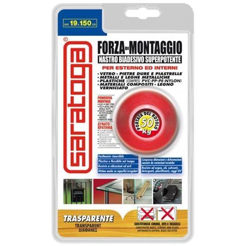 Nastro Biadesivo Forza Di Montaggio - Foto 1