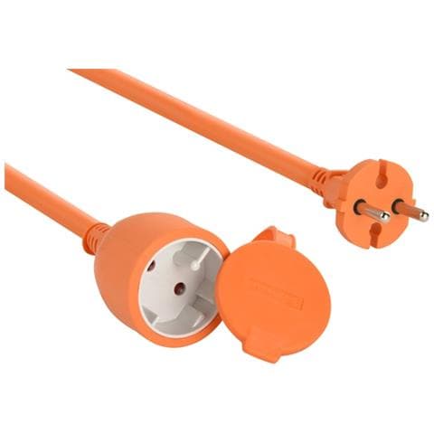 04020 Prolunga Giardino 15 Mt Spina E Presa Europea 2 Poli - Sezione Cavo 2x1,5 Mm² - Foto 1