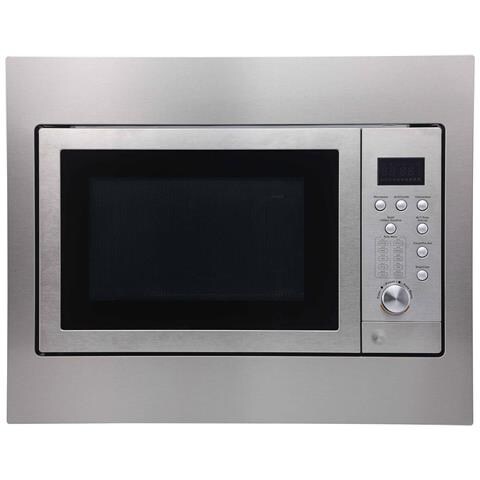 EXQUISIT EMW2546HI Forno Microonde da Incasso Ventilato Capacità 25 Litri Potenza 900 Watt Colore Acciaio Inossidabile EXQUISIT EMW2546HI Forno Microonde da Incasso Ventilato Capacità 25 Litri Potenza 900 Watt Colore Acciaio Inossidabile