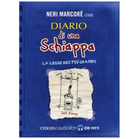 Jeff Kinney - Diario Di Una Schiappa. La Legge Dei Più Grandi Letto Da Neri Marcorè - Foto 1