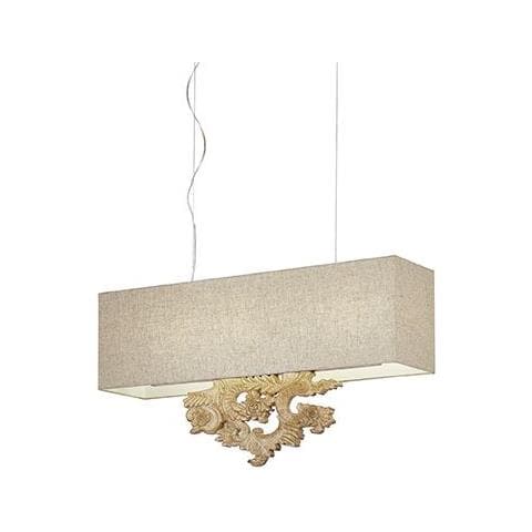 Lampada A Sospensione 5 X 40w E14 Ideal Lux Bianco Antico - Foto 2