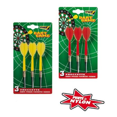 Set Composto Da 3 Freccette Colorate Con Punta In Nylon - Foto 1