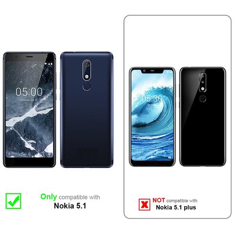 Pellicola Di Armatura Compatibile Con Nokia 5.1 2018 In Elevata Trasparenza - Vetro Temperato (tempered) Di Protezione Del Display In Durezza 9h Con 3d Touch - Foto 11