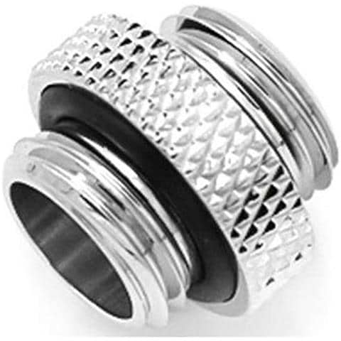 Prolunga G1/4 Maschio A 5 Mm G1/4 Maschio, Colore: Argento Lucido - Foto 1