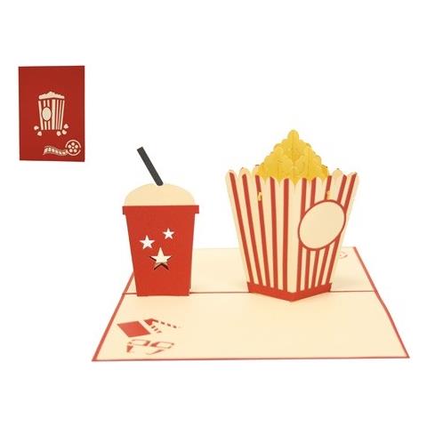 Biglietto D'auguri ''popcorn'' - Foto 1