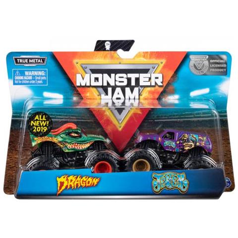 2 Veicoli 1:64 Monster Jam 6044943 Assortito - Foto 1