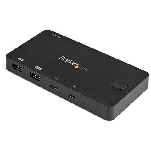 2 Port Usb C Kvm Switch - Hdmi 4k 60hz W / Usb Type C Cables In - Foto 1
