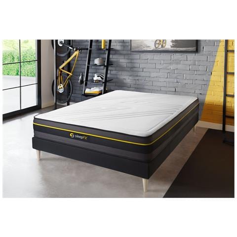Kit Rete E Materasso Active 135x190cm - Spessore : 24cm - Memory Foam - Rigido - Foto 1