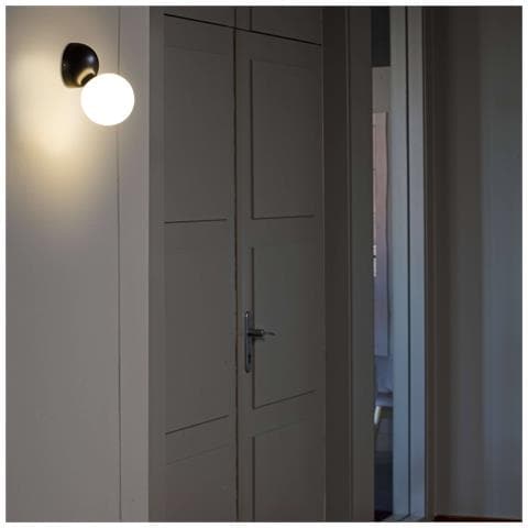 Applique A Led Nera 4w 3000k - Foto 1