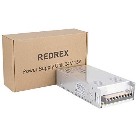24v 15a Dc Universale Di Commutazione Regolata Alimentatore 360w Costruito Con Driver Del Led A Temperatura Controllata Ventola Di Raffreddamento Per Telecamere A Circuito Chiuso Radio Progetto Computer Stampante 3d - Foto 2