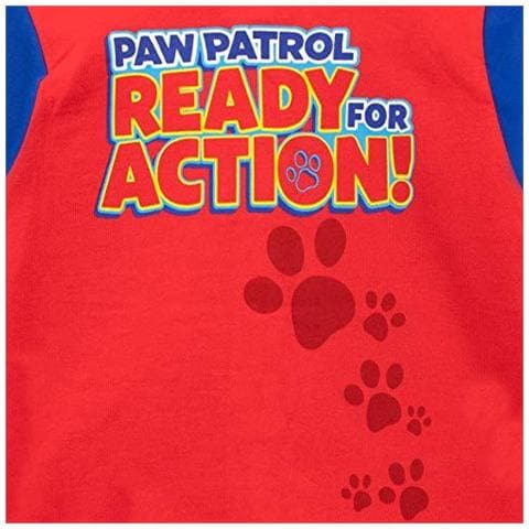 Paw Patrol Ragazzi Chase Marshall E Macerie Felpa Et Rosso 5 A 6 Anni - Foto 4