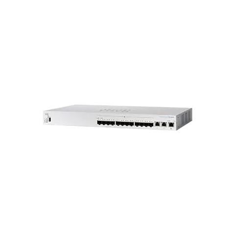 Switch CBS350-12XS-EU, 10X10G SFP+, 2X10G RAME SFP+ Combinato Colore Bianco - Foto 1