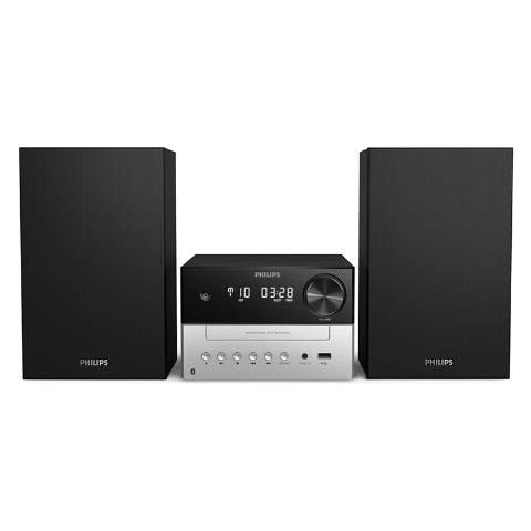 Mini Impianto Stereo TAM3205 con Bluetooth / USB Potenza RMS 18 W Colore Argento / Nero - Foto 1