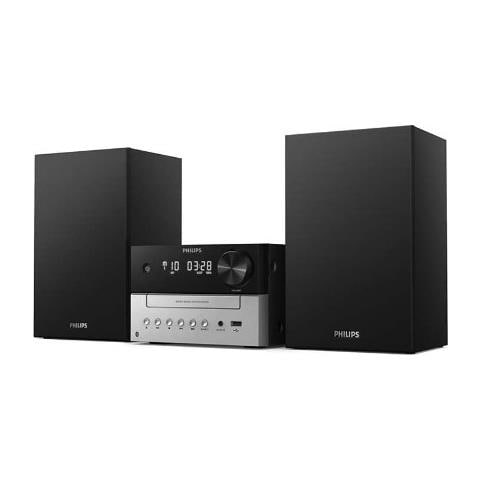 Mini Impianto Stereo TAM3205 con Bluetooth / USB Potenza RMS 18 W Colore Argento / Nero - Foto 2