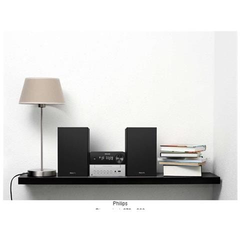 Mini Impianto Stereo TAM3205 con Bluetooth / USB Potenza RMS 18 W Colore Argento / Nero - Foto 4