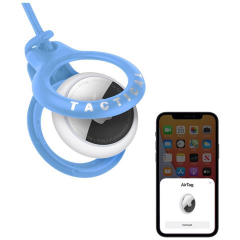 Custodia Originale Ciondolo Per Apple Airtag Beam Rugged Avatar Azzurro - Foto 5