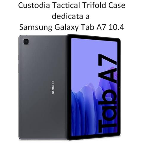 Tactical Custodia Originale Book Trifold Case Per Samsung Galaxy Tab A7 10.4 T500 - T505 Pink - Foto 2