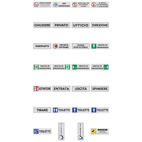 Etichetta Segnaletica Wc Donne X 10 Pz Stamplast - Foto 2