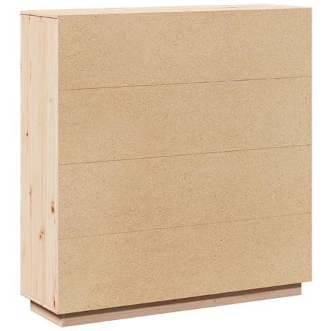 Credenza 110,5x35x117 Cm In Legno Massello Di Pino - Foto 10