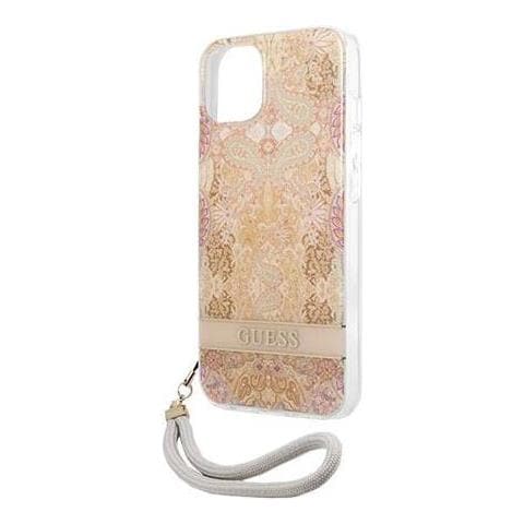 Hard Cover Flower Strap Gold, Fr Iphone 13 Mini, Guhcp13shflsd (guhcp13shflsd) - Foto 1