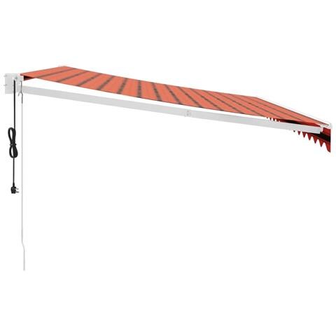 Tenda Sole Automatica Retrattile Arancione e Marrone 4x3 m - Foto 2